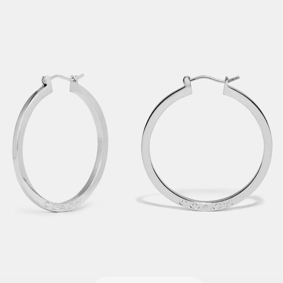 Coach Hoop Earrings nwt in packaging - Picture 1 of 3